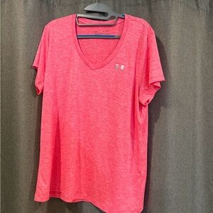 Under Armour Women's Coral V-Neck Tee